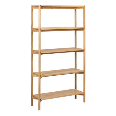 Braidwood bookcase  with 4 shelves in Oak