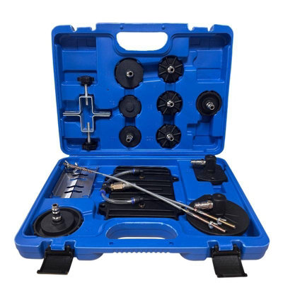 Brake Bleeder Tool Kit 13pcs Adapters Air Pressure Garage Bleed for ...