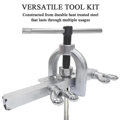 Brake Line Repair Kit with Flaring Tool Cutter Bender and 3/16 Inch Unions