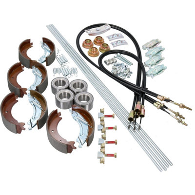 Brake Shoe Cable Bearing Kit for Ifor Williams Car Transporter Trailer ...