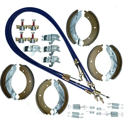 Brake Shoe & Cable Full Kit for Ifor Williams Car Transporter Trailer ...