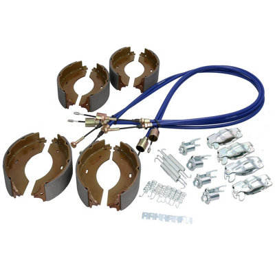 Brake Shoe & Cable Kit for Indespension Goods Trailer GL35106 GL35126 ...