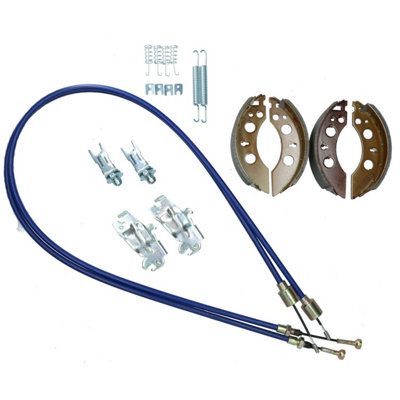 Brake Shoe & Cable Kit for Indespension Goods Trailer GT13064 GT13084 ...