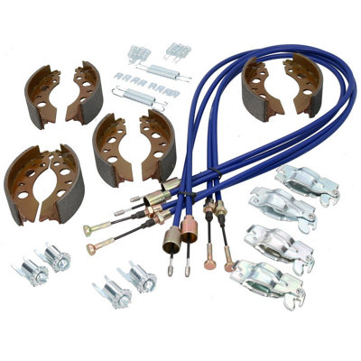 Brake Shoe & Cable Refurb Kit for Indespension PL27084 PL27094 Plant ...