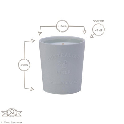 Bramble Bay - Australian Linen Soy Wax Scented Candle - 250g - Vintage Cotton