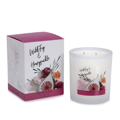 Bramble Bay - Bath & Body Soy Wax Scented Candle - 300g - Wild Fig & Honeysuckle