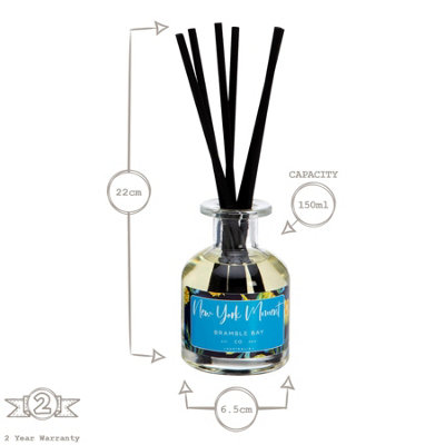 Bramble Bay - Botanical Scented Reed Diffuser - 150ml - New York Moment