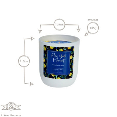 Bramble Bay - Botanical Soy Wax Scented Candle - 185g - New York Moment - 3