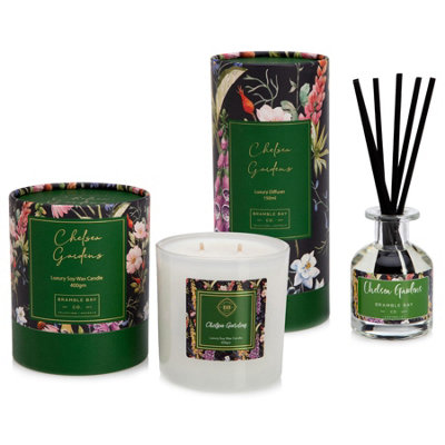 Bramble Bay - Botanical Soy Wax Scented Candle - 400g - Chelsea Gardens - 6