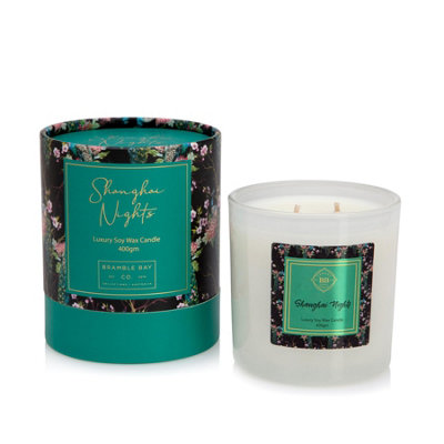Bramble Bay - Botanical Soy Wax Scented Candle - 400g - Shanghai Nights