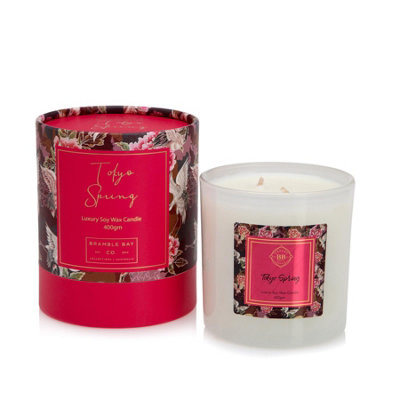 Bramble Bay - Botanical Soy Wax Scented Candle - 400g - Tokyo Spring