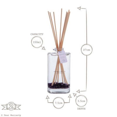 Bramble Bay - Crystal Infusions Scented Candle & Diffuser Set - 300g/150ml - Rainbow Flourite - 2pc - 7