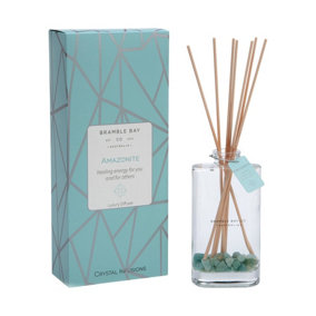 Bramble Bay - Crystal Infusions Scented Reed Diffuser - 150ml - Amazonite