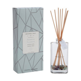 Bramble Bay - Crystal Infusions Scented Reed Diffuser - 150ml - Rainbow Flourite