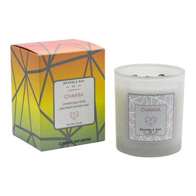 Bramble Bay - Crystal Infusions Soy Wax Scented Candle - 300g - Chakra