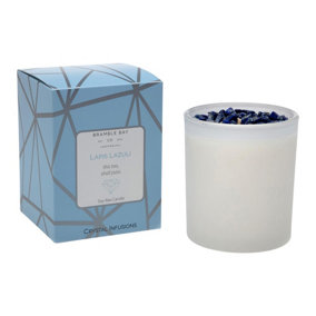 Bramble Bay - Crystal Infusions Soy Wax Scented Candle - 300g - Lapis Lazuli