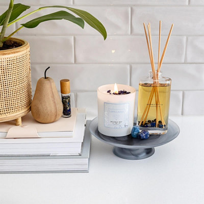 Bramble Bay - Crystal Infusions Soy Wax Scented Candle - 300g - Lapis Lazuli - 7