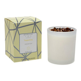 Bramble Bay - Crystal Infusions Soy Wax Scented Candle - 300g - Tiger Eye