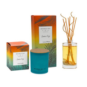 Bramble Bay - Oceania Scented Candle & Diffuser Set - 300g/150ml - Summer Days - 2pc