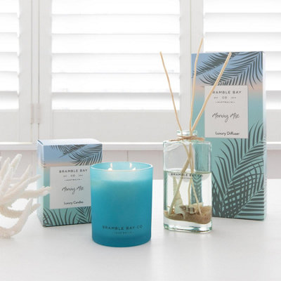 Bramble Bay - Oceania Soy Wax Scented Candle - 300g - Morning Mist