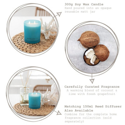 Bramble Bay - Oceania Soy Wax Scented Candle - 300g - Ocean Drift