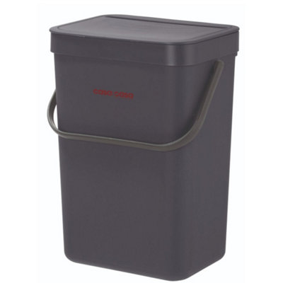 Brampton Recycle Bin 12L Slate DIY at B&Q
