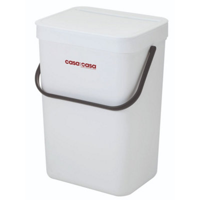 Brampton Recycle Bin 12L White DIY at B&Q