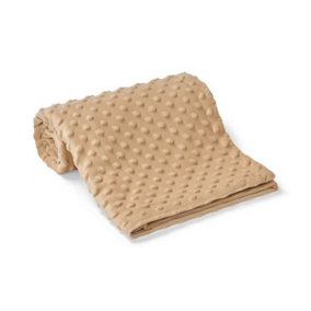 Brand Lab Minky Embossed Blanket Camel (One Size)