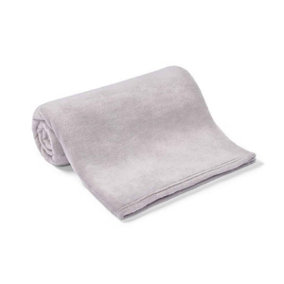 Brand Lab Pet Teddy Fleece Blanket Silver Grey (100cm x 80cm)