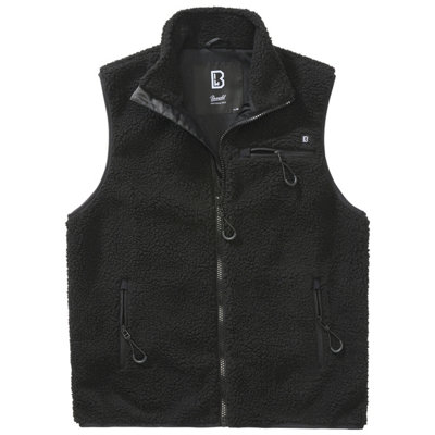 Brandit Teddyfleece Worker Vest Black size XXXX Large