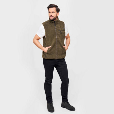 Brandit Teddyfleece Worker Vest Olive size XXXX Large