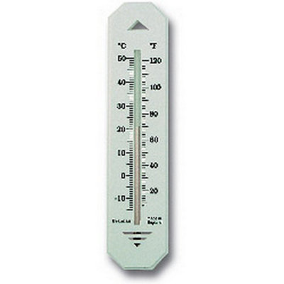 Brannan Short Wall Thermometer White/Black (One Size)