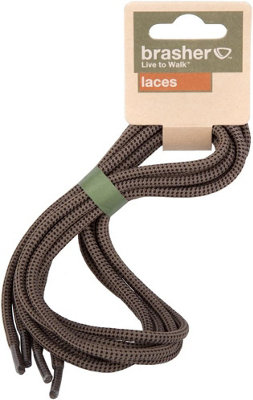 Brasher Brown/Black Walking Hiking Safety Boot Replacement Laces - 140cm