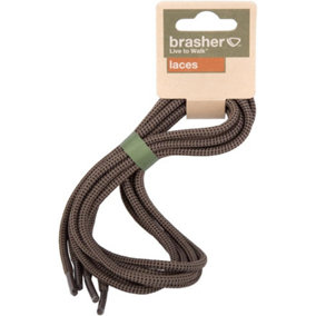 Brasher Brown/Black Walking Hiking Safety Boot Replacement Laces - 140cm