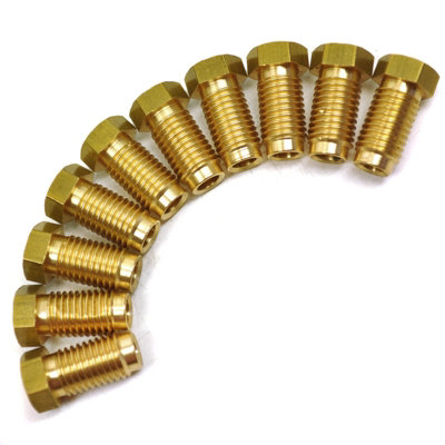 thumbnail image 2 of EMS Male Long Union Brake Pipe Fittings | M10 X 1mm For 3/16 Pipe | 5-Pack 2 of 6