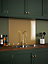 Brass Glass Kitchen Self Adhesive Splashback 900 x 750mm