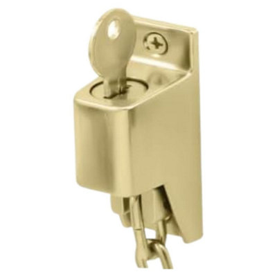 Brass Heavy-Duty Door Security Chain Lock - Internal Door Lock with ...