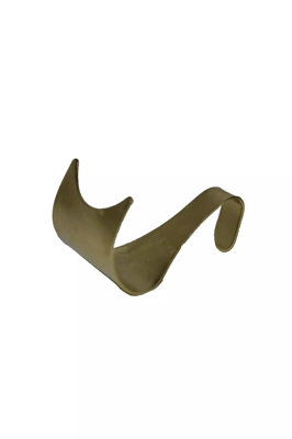 Brass Picture Frame Hanging Moulding Hooks Pack of 5