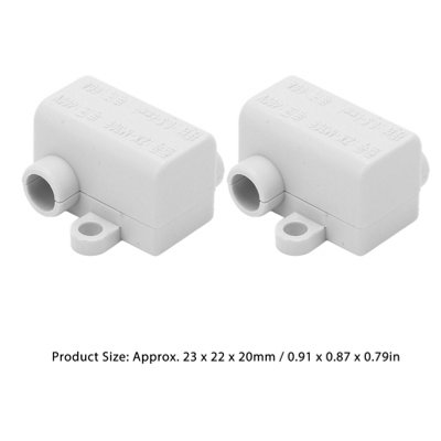 Brass Splitter Wire Connector: 1 Input,3 Outputs,Quick Wiring Terminal Block for Ceiling Lamps,60A 400V,Pack of 10
