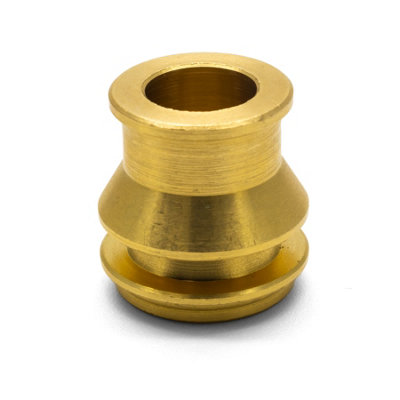 Brass TRV Radiator Reducer Compression Valve - 15mm to 10mm - Pack of 2