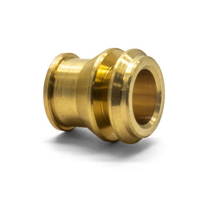 Brass TRV Radiator Reducer Compression Valve - 15mm to 10mm