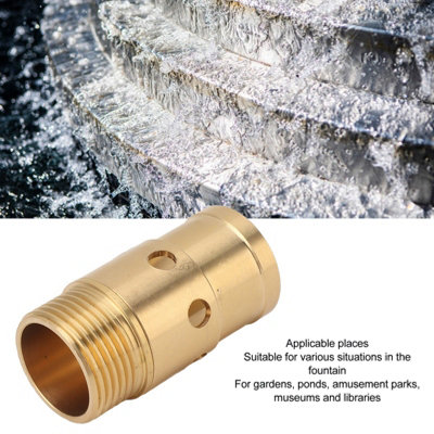 Brass Water Fountain Nozzle with G1 Male Thread for Garden Pond ...
