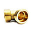 Brass Water Pipe Male Elbow Adapter Connector 1 inch BSP Thread Fittings