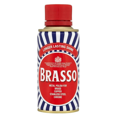 Brasso Metal Polish Liquid For Brass Copper Chrome, 175ml