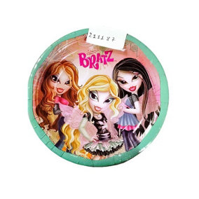 Bratz Character Disposable Plates (Pack of 8) Multicoloured (One Size)