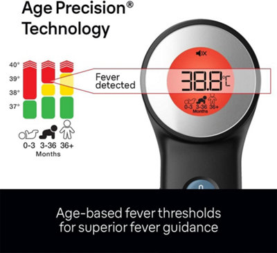 Braun Sensian 7 - BNT400 - Non Contact / No Touch Forehead Thermometer - for Body / Food / Liquid Temperatures