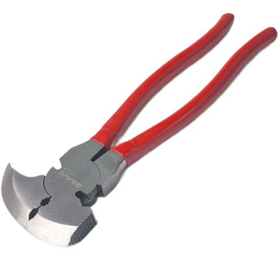 Brave Tools 10.5" Heavy Duty Fencing Pliers Nailing Cutting & Gripping Soft Grip Plier 270mm