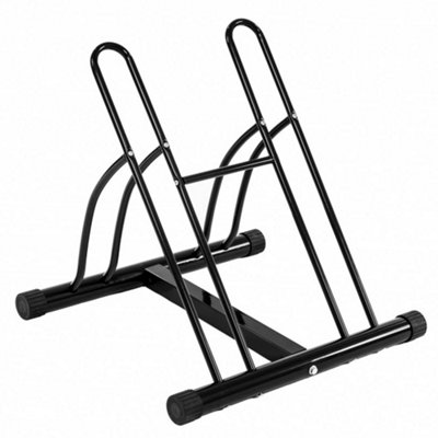 Brave Tools Double Heavy Duty Bike Bicycle Floor Parking Stand Holder Storage Parking Cycle Rack