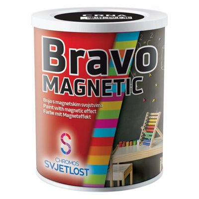 Bravo Magnetic decorative interior wall paint with magnetic properties