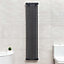 Braxton Grey Double Vertical Column Radiator - 1800x380mm